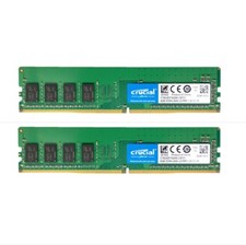 Crucial 16GB 2X8GB DDR4 2666MHz PC4-21300 UDIMM Desktop Memory Ram CT8G4DFS8266 picture