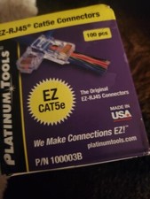 Platinum Tools 202003J EZ-RJ45 Cat5e Security Wire Cable Connectors picture