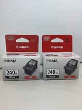 2 Pack Genuine Canon PG-240XL Black Ink Cartridge 5206B001 PIXMA MG MX TS Series picture