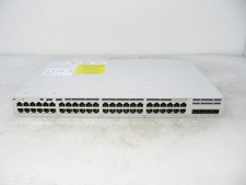 Cisco C9200L-48P-4G-A Catalyst 9200L 48-Port PoE+ Network Switch w/ PWR *TESTED* picture