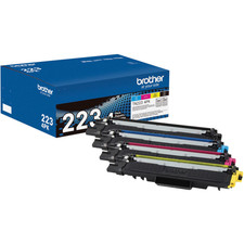Brother TN223 4-Pack Black, Cyan, Magenta, Yellow Toner Cartridges, NEW-Open Box picture
