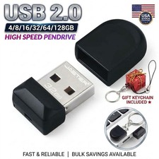Mini USB Flash Drive 4/8/16/32/64/128 GB Ultra Fit Memory Stick with Keychain picture