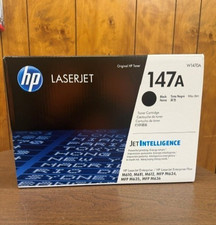 HP W1470A Black Toner Cartridge OEM Genuine 147A LaserJet M610 M611 M612 M634 picture