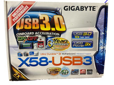 GIGABYTE GA-X58-USB3 Intel X58 LGA 1366 USB 3.0 ATX Motherboard W/ Intel Core i7 picture