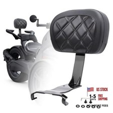 Motorcycle Rear Passenger Backrest Fit for Can-Am Ryker Black Line picture