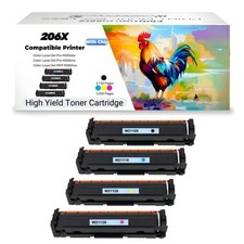 Compatible with HP 206X BKCMY Toner With Chip W2110X W2111X W2112X W2123X M255dw picture