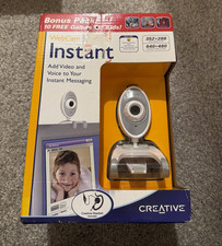 Creative Webcam Instant with Headset VF0040 VF0040WM New In Box Video Voice picture