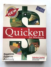 VINTAGE 1993 QUICKEN FOR MICROSOFT WINDOWS VERSION 3 INTUIT DIGITAL DISKS picture
