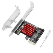 PCIE to SATA 2 Port 6Gbps Expansion Card Converter Adapter picture