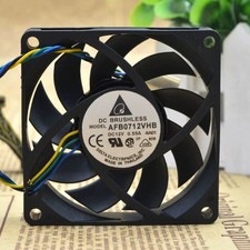 For Delta DC Brushless AFB0712VHB 0.55A 4-Pin 70x70x15mm CPU Cooling Fan picture