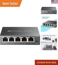 Plug and Play 5-Port Ethernet Switch: Robust Metal Design for Business Needs picture