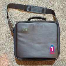 RARE IOMEGA JAZ SOFT LEATHER BAG CASE WITH SHOULDER STRAP 12