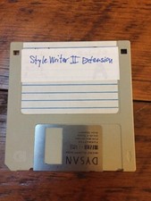 Vintage 1990s Mac Macintosh StyleWriter II Extension Software 3.5