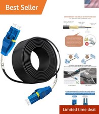75m Uniboot LC to LC Outdoor Armored Fiber Patch Cable, Low Friction, 10Gbps picture