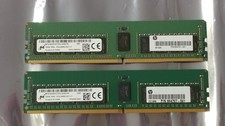 Micron 32GB (2x16GB) 1Rx4 PC42666VRC111 ECC Server Memory MTA18ASF2G72PZ2G6D1 picture