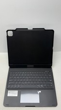 doqo 360 Swivel Keyboard Case For iPad Pro 12.9 Air 13 M2 Trackpad Backlit Black picture
