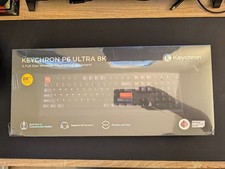 Keychron P6 Ultra 8K Full Aluminum Wireless Keyboard (Red Linear) - Brand New picture