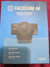 Elgato Facecam 4K, 60 FPS Webcam with DSLR- Excellent Quality/New In Box picture