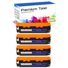 4PK CF210A Black Toner Cartridge For HP Laserjet Pro 200 Color M276n M251nw picture