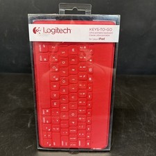 Logitech Keys To Go Ultra Thin Portable Red Keyboard picture