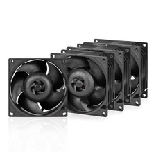 Arctic S8038-7K 80 mm 7000 rpm 4-Pin Server Fan 4 Pieces (Black) ACFAN00292A picture