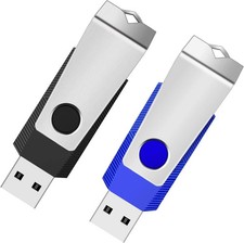 1GB USB 2.0 Flash Drive 2 Pack Wooolken Thumb Drives Jump Pen 1GB, 2PCS  picture
