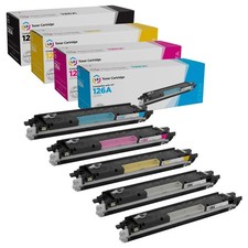 LD 5 Pack Replacement Fits for HP CP1025nw MFP M175 CE310A CE311A CE313A picture