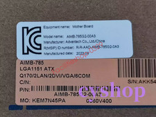 Brand New Advantech AIMB-785G2-00A3 Ethernet module Fast via DHL/FedEx picture