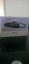 iVANKY FusionDock 1 Laptop Docking Station Hub Black Passive Cooling picture