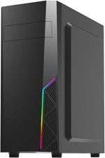 T8 Mid-Tower ATX PC Case – Spectrum RGB Lighting Strip with Control Button, 5.2 picture