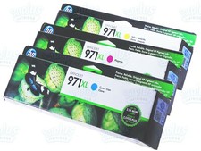 3pk Genuine HP 971XL Color X476dn X576dn X451dn X551dw Retail Box picture
