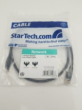 Startech C6PATCH3BK, 3ft. Molded Cat6 Patch Cable. Fast shipping picture