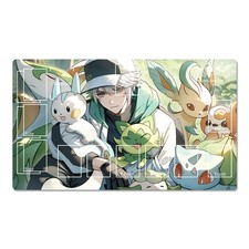 Pokemon Playmat Sprigatito Emolga Leafeon TCG CCG Pad Card Game Mat Mousepad picture