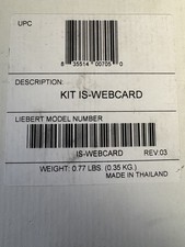New Sealed Emerson Liebert Intellislot  KIT IS-WEBCARD  REV 03 416791G  Thailand picture