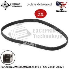 ✅ 5x 79866M Drive Belt for Zebra ZM400 ZM600 ZT410 ZT420 ZT421 203DPI PN:20006 ✅ picture