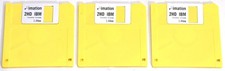 Lot 3 Brand New Unused Imation IBM 3.5 Inch Floppy Disks 2HD 1.44 MB Diskettes picture