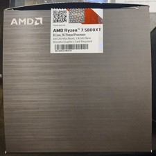THIS IS THE BOX ONLY - AMD Ryzen 7 5800XT 8 Core, 16 Thread Processor Box picture