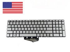 New HP 15-ef1023dx 15-ef1300wm 15-ef0025wm 15-ef0875ms Laptop Keyboard Silver picture