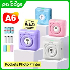 PeriPage A6 Mini Portable Thermal Printer Bluetooth Photo Label 58mm picture