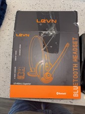 LEVN LE-HS011 Superior-Bluetooth Wireless Headset (Black) -Noise Cancelling picture