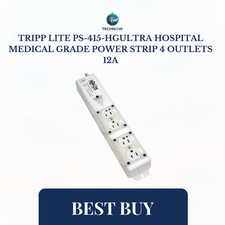 Tripp Lite PS-415-HGULTRA Hospital Medical Grade Power Strip 4 Outlets 12A picture