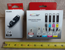 6-pk GENUINE Canon PGI-250 CLI-251 Ink Cartridges For MG6320/5420 iP7220 *READ* picture