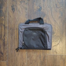 REI Tech Wrap Computer Sleeve Laptop Bag Messenger Tote Gray Black picture