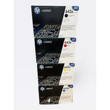 HP 643A LaserJet Toner Set Q5950A/Q5951A/Q5952A/Q5953A Black/Cyan/Yellow/Magenta picture