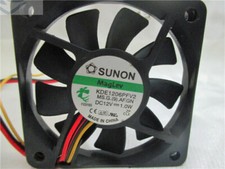 1pc   KDE1206PFV2 6010 6cm 12V 1.0W 3-pin speed CPU magnetic suspension fan~ picture