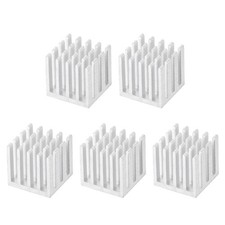 15x15x15mm Aluminum Heatsink Radiator for MOS IC Chip Silver Tone 5 Pcs picture