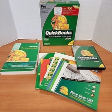 Intuit QuickBooks Pro 2004 with License for Windows 98/ME/2000/XP Used picture
