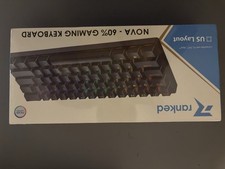 Ranked NOVA-60% Gaming Keyboard Black RGB Hot Swap PBT QWERTY English picture
