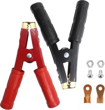 1000A Battery Jumper Cable Clamps, Copper Jaws, 2 PCS picture