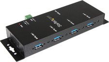 Mountable USB 3.0 Hub - Industrial - Rugged - Black Metal - Bus Powered - USB 3 picture